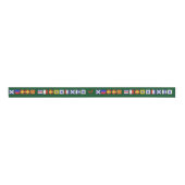 Nautical Flags Merry-kerstlint Grosgrain Lint (Voorkant)
