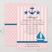 Nautical Girl Kaart (Voorkant / Achterkant)