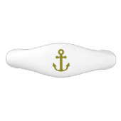 Nautical Gold Anchor Keramische Ladegreep (Voorkant)