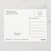  Nautical Gold Anchor Wedding Hartelijk dank Briefkaart (Achterkant)