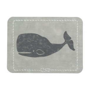 Nautical Grey Whale Magneet