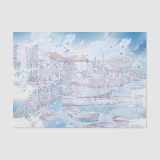 Nautical Harbour Design Series 3 Tissuepapier (Voorkant)