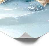 Nautical Helm Coastal Wall Art Print | Wall Poster (Hoek)