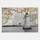 Nautical junk journal, papier inpakpapier vel (Voorkant)