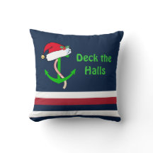 Nautical Kerstmis Pillow