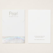 Nautical Ketting Bracelet Display Holder Visitekaartje (Voorkant /achterkant)