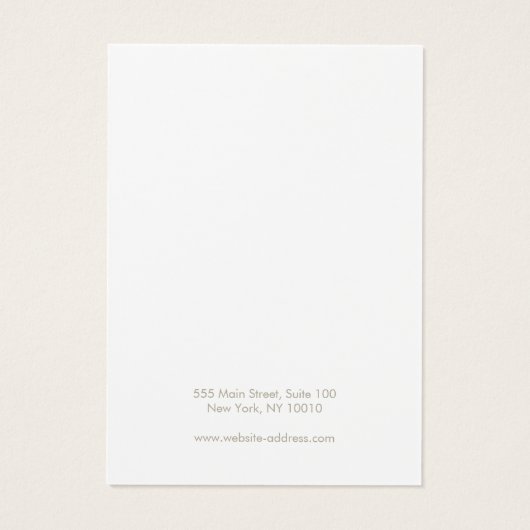 Nautical Ketting Bracelet Display Holder Visitekaartje (Achterkant)