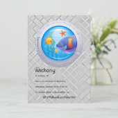 Nautical Kids Birthday Kaart (Staand voorkant)