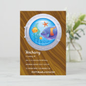 Nautical Kids Birthday Kaart (Staand voorkant)