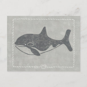 Nautical Killer Whale Briefkaart