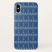 Nautical Knit Pattern Case-Mate iPhone Case (Achterkant)