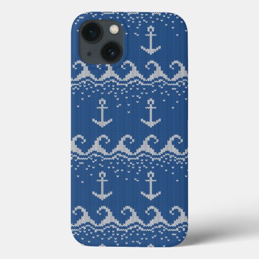 Nautical Knit Pattern Case-Mate iPhone Case (Achterkant)