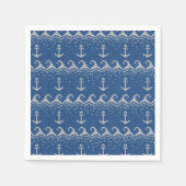 Nautical Knit Pattern Servet (Voorkant)