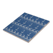 Nautical Knit Pattern Tegeltje (Zijkant)