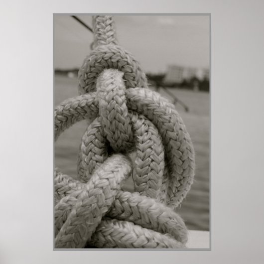 Nautical Knot Poster (Voorkant)