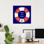 Nautical Life-conserveraar Poster (Thuiskantoor)
