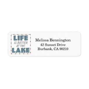 Nautical Life is beter bij Lake Quote Etiket