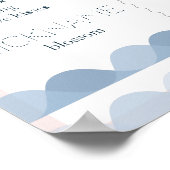 Nautical Lighthouse 1st Birthday Milestone Poster (Hoek)