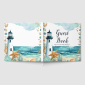 Nautical Lighthouse Bridal Shower Gastenboek (Volledig)