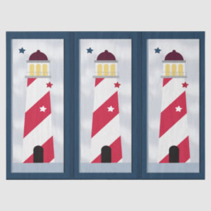 Nautical Lighthouse Decoupage Tissuepapier