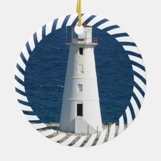 Nautical Lighthouse Ornament (Achterkant)
