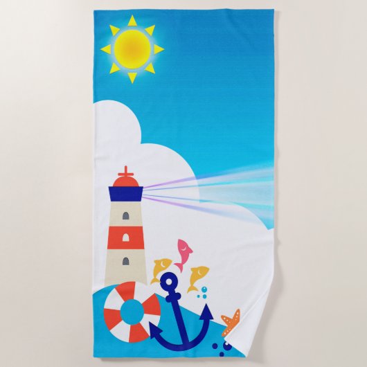 Nautical Lighthouse Strandlaken (Voorkant)