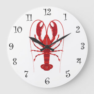 Nautical Lobster Grote Klok