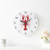 Nautical Lobster Grote Klok (Huis)