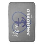 Nautical Love is hier verankerd Badmat (Voorkant Verticaal)