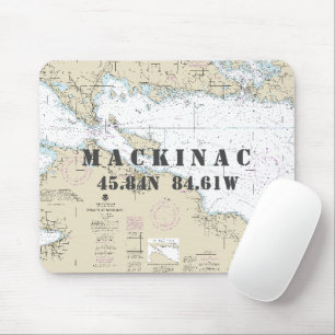 Nautical Mackinac Island MI Latitude Longitude Muismat