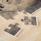 Nautical Map en Compass Legpuzzel (Zijkant)