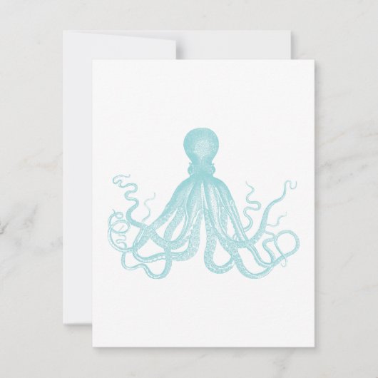 Nautical Marine Zee Octopus (Voorkant)