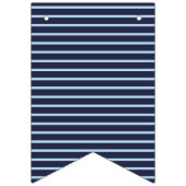 Nautical Navy and White Bunting Vlaggetjes (Derde vlag)