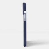 Nautical Navy Blue Anchor iPhone Case iPhone Hoesje (Linkerkant)
