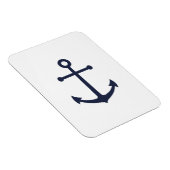 Nautical Navy Blue Anchor Magneet (Rechterzijde)