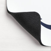 Nautical Navy Blue Anchor Muismat (Hoek)