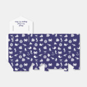 Nautical Navy Blue Baby shower Favor Boxes Bedankdoosjes (Uitgevouwen)