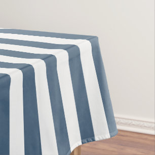 Nautical navy blue stripes Baby shower Tafelkleed