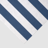 Nautical Navy Blue & White Striped Tissuepapier (Detail)