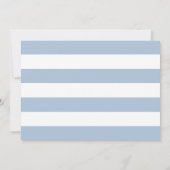 Nautical Navy Dusty Blue Anchor Weddenfoto Save The Date (Achterkant)