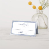 #Nautical Navy Dusty Blue Waterverf Evenement Brui (Voorkant)