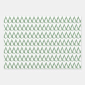 Nautical Navy en Green Inpakpapier Vel (Voorkant 3)