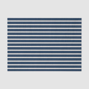 Nautical Navy Stripes Tissuepapier