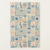 Nautical Newspaper Pattern Planner (Voorkant)