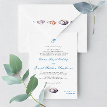 Nautical Ocean strand modern elegant Wedding