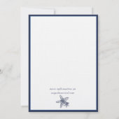 Nautical Oceanic marvy Bridal Shower Kaart (Achterkant)