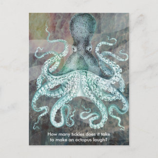 Nautical  Octopus Briefkaart