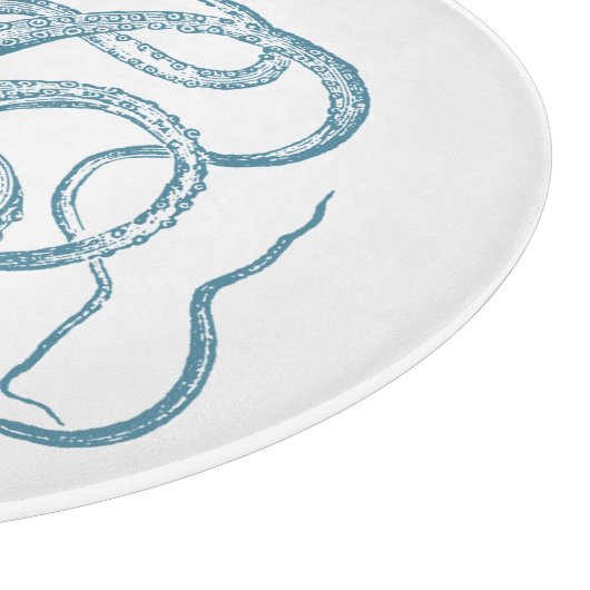 Nautical octopus snijplank (Hoek)