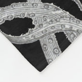 Nautical octopus tentacles  kraken steampun fleece deken (Hoek)