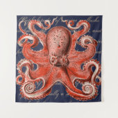 Nautical Octopus Wandkleed (Voorkant)